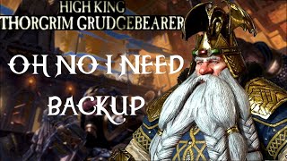 High King Needs Reinforcements Dwarfs VS Orcs Total War Warhammer III Gameplay Legendary [upl. by Akimehs252]