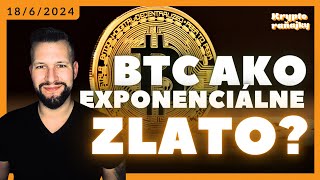 Bitcoin ako Exponenciálne Zlato BTC kryptoraňajky [upl. by Eniawtna]