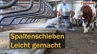 Nie mehr schieben per Hand  der Heitmann Spaltenreiniger SPR 910 Vario Pro Spaltenschieber [upl. by Anikahs]