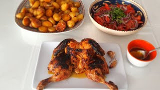 Poulet a la portugaise  the besttt poulet roti [upl. by Ecertap]