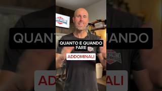 ADDOMINALI allenamento perte genova sports dimagrire palestra calorie personaltrainer [upl. by Maris]