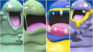 FULL GRIMER EVOLUTION TEAM Shiny Grimer Alola Muk Alola Moveset Scarlet Violet [upl. by Rita]