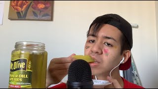 ASMR Eating LUNCH PICKLES [upl. by Sinclare]