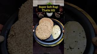 🌿💪High Protein Breakfast Recipe  Healthy Breakfast Recipe  Super Soft Ragi Thatte Idli  shorts [upl. by Anividul]