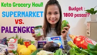 Keto Diet Grocery Haul  Supermarket vs Palengke Philippines [upl. by Sihun]