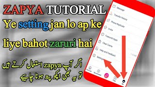 Zapya Some hidden settings you Dont know  zapya tutorial by Trixs Master [upl. by Susejedesoj]