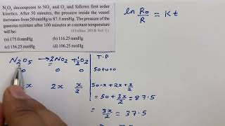 Chapter 4 Chemical Kinetics  Question 10  JEE MAINS PYQ  Class 12 Chemistry [upl. by Donelson]