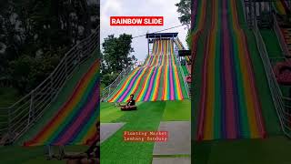 Rainbow slide Floating market lembang shortsvideo [upl. by Tony123]