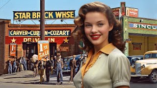 1920s to 1950s USA  The Good Old Days of Vintage America  Colorized [upl. by Auof]