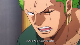 Zoro tells his crew to not save vivi  One Piece episode 1088 [upl. by Gavrila499]