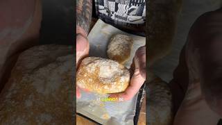 Easiest ciabatta bread No kneed recipe in the description 🔥 [upl. by Hassi]