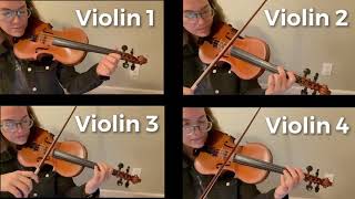 Telemann Concerto for 4 Violins [upl. by Nylisoj]