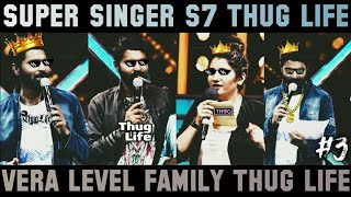 Makapa and Priyanka Comedy  Thug Life Moment  Part 3  Super Singer S7  Hey Vibez [upl. by Haneekas954]