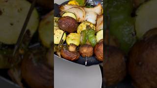 Air Fryer Vegetable Kabobs 10 Minutes to Crispy Flavorful Veggies  short [upl. by Nirok122]