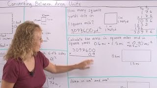 Introduction to conversions between units of area [upl. by Laurena]