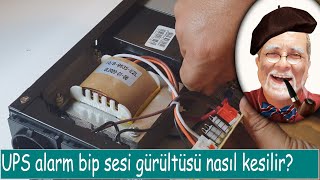 Powerful UPS kesintisiz güç kaynağı inceleme ve alarm bip sesini kesmek iptal etmek [upl. by Adamsen]