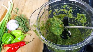 Caribbean Green Seasoning Flavorful Marinade [upl. by Nasar]