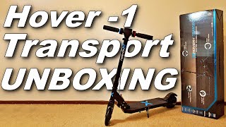 UNBOXING THE HOVER1 TRANSPORT ELECTRIC SCOOTER [upl. by Neoma]