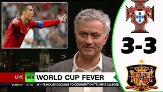 PORTUGAL VS SPAIN 33 POST MATCH ANALYSIS WITH JOSÉ MOURINHO [upl. by Iram332]