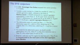 ST Yau  SYZ mirror symmetry conjecture [upl. by Ialokin]