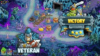 Desecrated Temple  Veteran  3 Stars  Kingdom Rush 5 Alliance Campaign [upl. by Bywoods]