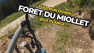 FULL run of FORET DU MIOLLET in LA PLANGE France  4K MTB POV [upl. by Saundra]