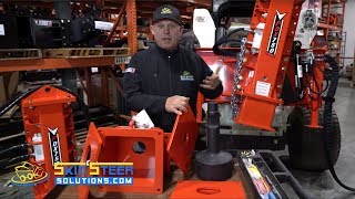 Eterrra PDX750 Breaker Style Post Driver for Skid Steer Loaders  Warehouse Walkthrough [upl. by Londoner]