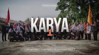 KARYA 1 PROJEK PENGUATAN PROFIL PELAJAR PANCASILA MerdekaBelajar FestivalKurikulumMerdeka2024 [upl. by Klara]