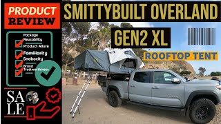 SMITTYBUILT OVERLAND GEN2 XL ROOF TOP TENT on our 3rd Gen tacoma TRD Offroad 4x4 [upl. by Irpak344]