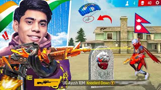 OMG💀When Nepali🇳🇵One Tap God Meets🇮🇳AWM King🗿 [upl. by Brozak]