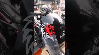 Tape Modification Sticker Splendor Bike 🤟😎 trendingshorts splendormodifid trending [upl. by Dowlen]