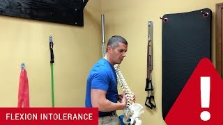 Back pain from bending over CHIROPRACTOR explains FLEXION INTOLERANCE [upl. by Akcirederf]