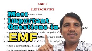 Electromagnetic Field Theory important questions [upl. by Nylicaj]