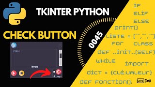 Python Tkinter Checkbutton 0045 [upl. by Xuerd]