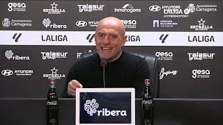 Rueda de prensa FC Cartagena vs Real Valladolid CF [upl. by Tterb398]