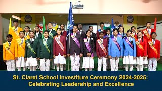 St Claret School Investiture Ceremony 20242025 Celebrating Leadership and Excellence [upl. by Leclair599]