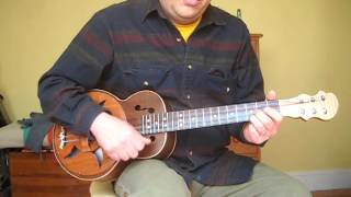 Baritone SixString Resonator Ukulele sample 2 [upl. by Toby]