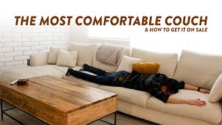 The Most Comfortable Couch and How to Get it On Sale  Valyou Furniture  Local Adventurer [upl. by Werna]