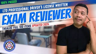 LTO EXAM REVIEWER FOR PROFESSIONAL DRIVERS LICENSE 2024 TAGALOG  FULL 100 ITEMS 100 PASSED [upl. by Sidran301]