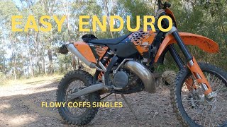 Singles near Coffs Harbour Australia 300 2 stroke Easy Enduro [upl. by Britt617]