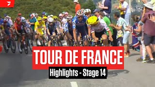 Tour de France 2024 Stage 14 Highlights [upl. by Seligman]