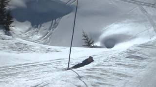 Crash in Flaine March 2012 [upl. by Ettenwad498]