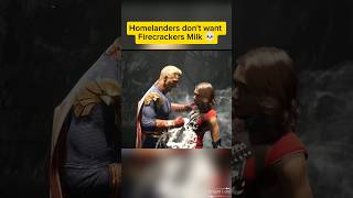 Homelanders Dont want Firecrackers Milk 💀 homelander firecracker theboys mortalkombat brutal [upl. by Elwood]