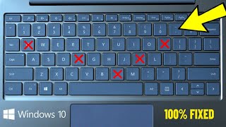 Fix Some keys on Laptop Keyboard Not Working in Windows 10  Solve keyboard keys Wont typing ⌨️ ✅ [upl. by Noruq466]