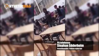 Se slagsmålet från gymnasieskolan i Västervik [upl. by Matelda]