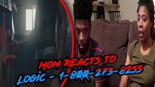 Mom Reacts to Logic  18002738255 ft Alessia Cara Khalid [upl. by Phemia144]