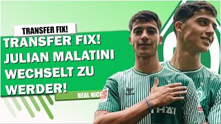 SV Werder Bremen  Julián Malatini wechselt fest zu Werder Transfer Fix [upl. by Gallenz]