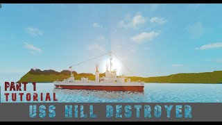 USS hill US Destroyer Roblox Plane Crazy part 1 Tutorial [upl. by Snoddy171]