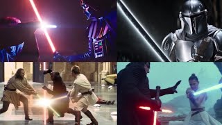 All Lightsaber Duels In Star Wars UPDATED 2022 [upl. by Harold]