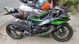 Kawasaki Ninja ZX6R First Gear Top Speed 112kmph [upl. by Aiek]